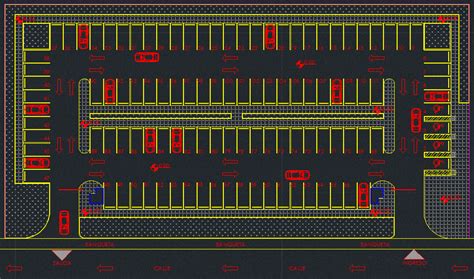 car park cad block|road markings cad blocks.